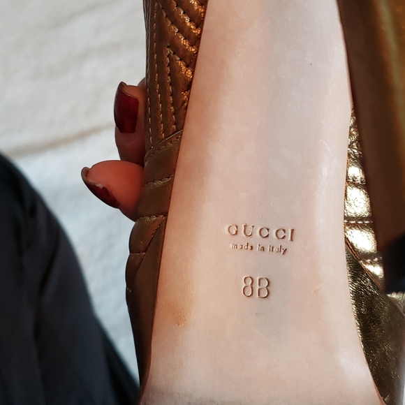 Gucci heels gold - Picture 3 of 8